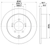 ND3002K NISSHINBO Тормозной диск