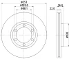 ND4004K NISSHINBO Тормозной диск