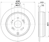 ND8036K NISSHINBO Тормозной диск