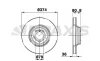 AD1087 BRAXIS Тормозной диск