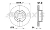 AE0085 BRAXIS Тормозной диск