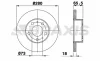 AE0134 BRAXIS Тормозной диск
