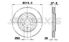 AE0277 BRAXIS Тормозной диск