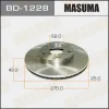 BD-1228 MASUMA Тормозной диск