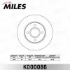 K000086 MILES Тормозной диск