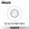 K000119 MILES Тормозной диск