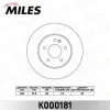 K000181 MILES Тормозной диск