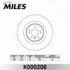 K000206 MILES Тормозной диск