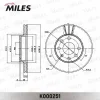 K000251 MILES Тормозной диск