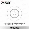 K000363 MILES Тормозной диск