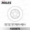 K000670 MILES Тормозной диск