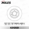 K010551 MILES Тормозной диск