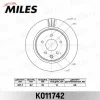 K011742 MILES Тормозной диск