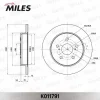 Превью - K011791 MILES Тормозной диск (фото 3)