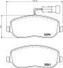 8DB 355 006-761 BEHR/HELLA/PAGID Комплект тормозных колодок, дисковый тормоз