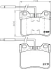 8DB 355 007-811 BEHR/HELLA/PAGID Комплект тормозных колодок, дисковый тормоз