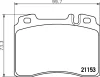 8DB 355 008-181 BEHR/HELLA/PAGID Комплект тормозных колодок, дисковый тормоз