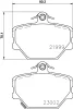 8DB 355 008-721 BEHR/HELLA/PAGID Комплект тормозных колодок, дисковый тормоз