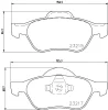 8DB 355 009-091 BEHR/HELLA/PAGID Комплект тормозных колодок, дисковый тормоз