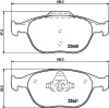 8DB 355 009-561 BEHR/HELLA/PAGID Комплект тормозных колодок, дисковый тормоз