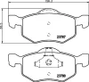 8DB 355 010-141 BEHR/HELLA/PAGID Комплект тормозных колодок, дисковый тормоз