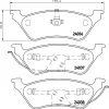 8DB 355 011-061 BEHR/HELLA/PAGID Комплект тормозных колодок, дисковый тормоз