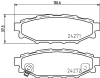Превью - 8DB 355 012-261 BEHR/HELLA/PAGID Комплект тормозных колодок, дисковый тормоз (фото 4)