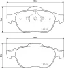 Превью - 8DB 355 013-241 BEHR/HELLA/PAGID Комплект тормозных колодок, дисковый тормоз (фото 4)