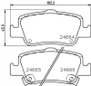 8DB 355 013-571 BEHR/HELLA/PAGID Комплект тормозных колодок, дисковый тормоз