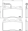 8DB 355 014-731 BEHR/HELLA/PAGID Комплект тормозных колодок, дисковый тормоз