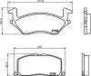 8DB 355 016-781 BEHR/HELLA/PAGID Комплект тормозных колодок, дисковый тормоз