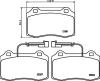 8DB 355 018-421 BEHR/HELLA/PAGID Комплект тормозных колодок, дисковый тормоз