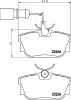 8DB 355 018-571 BEHR/HELLA/PAGID Комплект тормозных колодок, дисковый тормоз