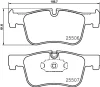 8DB 355 019-771 BEHR/HELLA/PAGID Комплект тормозных колодок, дисковый тормоз