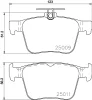 8DB 355 020-261 BEHR/HELLA/PAGID Комплект тормозных колодок, дисковый тормоз