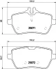 8DB 355 020-471 BEHR/HELLA/PAGID Комплект тормозных колодок, дисковый тормоз