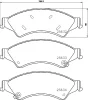 8DB 355 020-781 BEHR/HELLA/PAGID Комплект тормозных колодок, дисковый тормоз