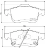 8DB 355 021-801 BEHR/HELLA/PAGID Комплект тормозных колодок, дисковый тормоз