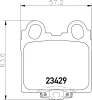 8DB 355 027-511 BEHR/HELLA/PAGID Комплект тормозных колодок, дисковый тормоз