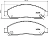 8DB 355 028-501 BEHR/HELLA/PAGID Комплект тормозных колодок, дисковый тормоз