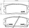 8DB 355 028-561 BEHR/HELLA/PAGID Комплект тормозных колодок, дисковый тормоз