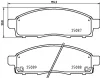 8DB 355 028-831 BEHR/HELLA/PAGID Комплект тормозных колодок, дисковый тормоз