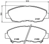 8DB 355 029-121 BEHR/HELLA/PAGID Комплект тормозных колодок, дисковый тормоз