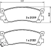 8DB 355 029-881 BEHR/HELLA/PAGID Комплект тормозных колодок, дисковый тормоз