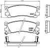 8DB 355 029-891 BEHR/HELLA/PAGID Комплект тормозных колодок, дисковый тормоз