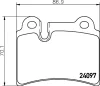 8DB 355 031-141 BEHR/HELLA/PAGID Комплект тормозных колодок, дисковый тормоз