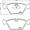 8DB 355 031-391 BEHR/HELLA/PAGID Комплект тормозных колодок, дисковый тормоз