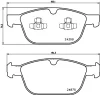 8DB 355 031-981 BEHR/HELLA/PAGID Комплект тормозных колодок, дисковый тормоз