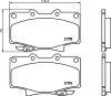 8DB 355 033-761 BEHR/HELLA/PAGID Комплект тормозных колодок, дисковый тормоз