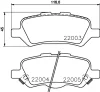 8DB 355 034-451 BEHR/HELLA/PAGID Комплект тормозных колодок, дисковый тормоз